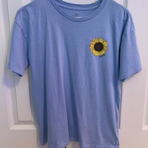 blue sunflower tee
